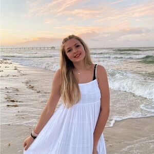 White American Eagle Summer Sundress